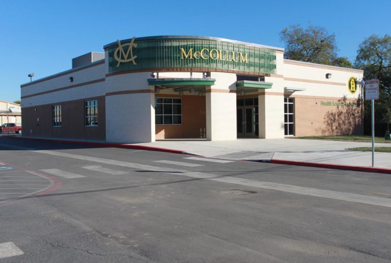 Harlandale ISD McCollum High School Expansion Auto Technical Center